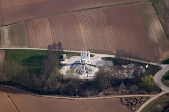 Photographie aérienne de Hoffen dans le département Bas Rhin, France
