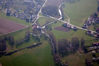 Hoffen dans le département Bas Rhin, France vue d'en haut