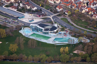 Vue aérienne de Triamare à Bad Neustadt an der Saale dans le département Bavière, Allemagne
