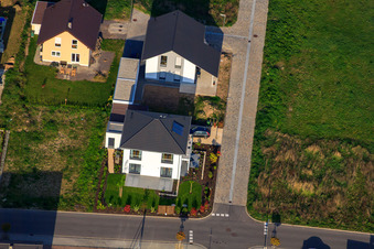 Image drone de Nouvelle zone de développement Est (Im Holderbusch) à Minfeld dans le département Rhénanie-Palatinat, Allemagne