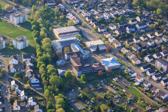 Vue oblique de Centre scolaire PAMINA Herxheim à Herxheim bei Landau dans le département Rhénanie-Palatinat, Allemagne