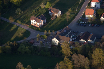 Schleithal dans le département Bas Rhin, France d'un drone