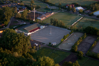 Billigheim-Ingenheim dans le département Rhénanie-Palatinat, Allemagne vue du ciel