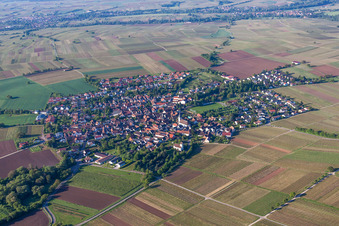 Vue aérienne de Quartier Wollmesheim in Landau in der Pfalz dans le département Rhénanie-Palatinat, Allemagne