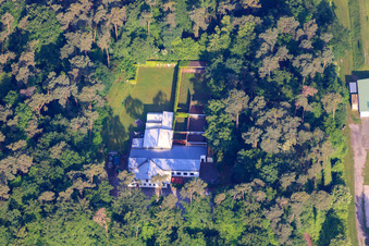 Vue aérienne de Schützenhaus 1928 Rülzheim eV à Rülzheim dans le département Rhénanie-Palatinat, Allemagne