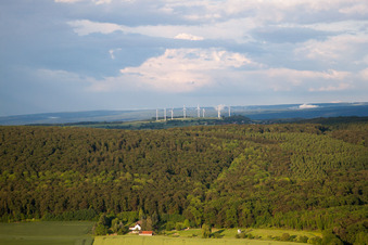 Vue aérienne de École forestière de Modexen à Brakel dans le département Rhénanie du Nord-Westphalie, Allemagne