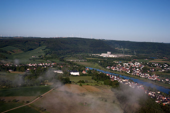 Photographie aérienne de Quartier Würgassen in Beverungen dans le département Rhénanie du Nord-Westphalie, Allemagne