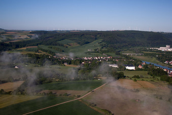 Quartier Herstelle in Beverungen dans le département Rhénanie du Nord-Westphalie, Allemagne d'en haut