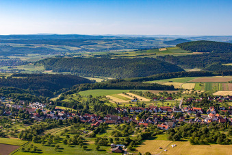 Photographie aérienne de Quartier Langenthal in Trendelburg dans le département Hesse, Allemagne