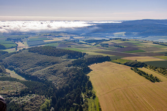 Quartier Langenthal in Trendelburg dans le département Hesse, Allemagne d'en haut