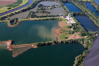 Vue aérienne de Höxter dans le département Rhénanie du Nord-Westphalie, Allemagne