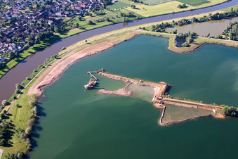 Vue aérienne de Höxter dans le département Rhénanie du Nord-Westphalie, Allemagne