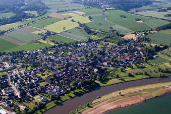 Vue aérienne de Boffzen dans le département Basse-Saxe, Allemagne