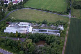Vue aérienne de Au Stöckig à le quartier Löffelsterz in Schonungen dans le département Bavière, Allemagne
