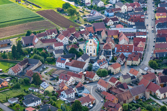 Photographie aérienne de Quartier Theilheim in Waigolshausen dans le département Bavière, Allemagne