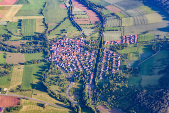 Vue aérienne de Quartier Hochhausen in Tauberbischofsheim dans le département Bade-Wurtemberg, Allemagne