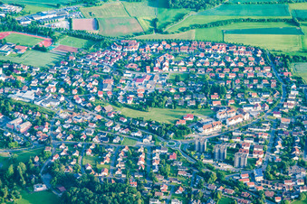 Vue aérienne de Sur le ring à Buchen dans le département Bade-Wurtemberg, Allemagne