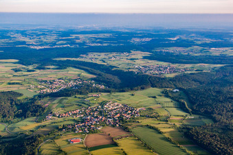 Vue aérienne de Quartier Robern in Fahrenbach dans le département Bade-Wurtemberg, Allemagne
