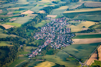 Vue aérienne de Quartier Lobenfeld in Lobbach dans le département Bade-Wurtemberg, Allemagne