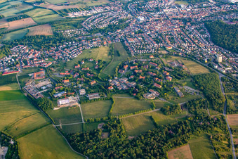 Photographie aérienne de Centre psychiatrique de Baden-Nord du nord-est à le quartier Altwiesloch in Wiesloch dans le département Bade-Wurtemberg, Allemagne