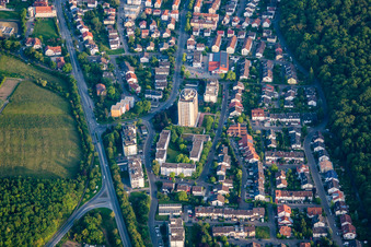 Vue aérienne de Barlachstr à Wiesloch dans le département Bade-Wurtemberg, Allemagne