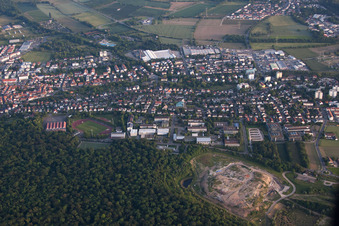 Vue aérienne de Gerbersruhstr à Wiesloch dans le département Bade-Wurtemberg, Allemagne