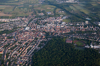 Vue aérienne de À Dämmelwald à Wiesloch dans le département Bade-Wurtemberg, Allemagne