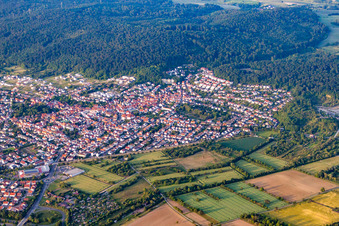 Photographie aérienne de Du sud-ouest à Nußloch dans le département Bade-Wurtemberg, Allemagne