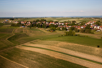 Siegen dans le département Bas Rhin, France hors des airs