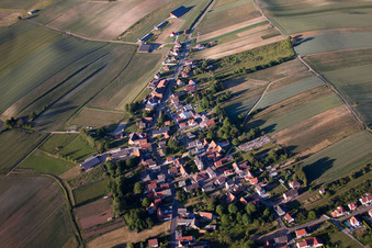 Siegen dans le département Bas Rhin, France vue du ciel
