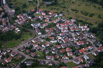 Quartier Ittersbach in Karlsbad dans le département Bade-Wurtemberg, Allemagne d'un drone