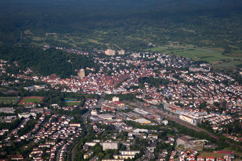 Vue aérienne de De l'ouest à Herrenberg dans le département Bade-Wurtemberg, Allemagne