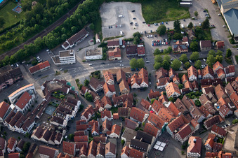 Photographie aérienne de Badgasse à Herrenberg dans le département Bade-Wurtemberg, Allemagne