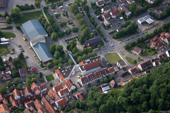 Vue aérienne de Porte de Nufringen à Herrenberg dans le département Bade-Wurtemberg, Allemagne