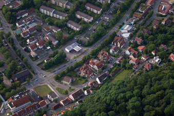 Vue aérienne de Centre d'emploi de la Stuttgarter Straße à Herrenberg dans le département Bade-Wurtemberg, Allemagne