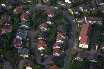 Vue aérienne de Ehbühl à Herrenberg dans le département Bade-Wurtemberg, Allemagne
