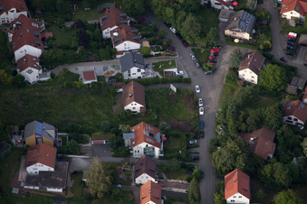 Vue aérienne de Kirchhalde à Herrenberg dans le département Bade-Wurtemberg, Allemagne