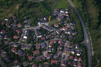 Vue aérienne de Chemin du Palatinat à Herrenberg dans le département Bade-Wurtemberg, Allemagne