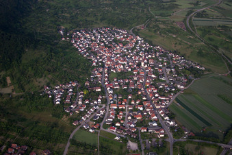 Vue aérienne de Quartier Kayh in Herrenberg dans le département Bade-Wurtemberg, Allemagne