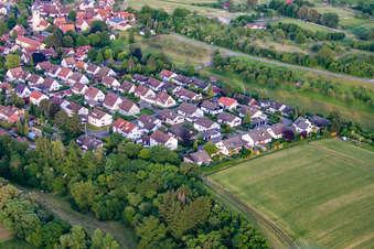 Vue aérienne de Quartier Poltringen in Ammerbuch dans le département Bade-Wurtemberg, Allemagne