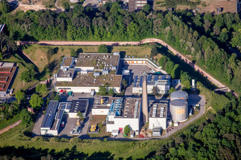 Vue aérienne de Campus-Universitaire-Zone à Fort Oberer Eselsberg Travaux Principaux (Travaux XXXVI) à le quartier Eselsberg in Ulm dans le département Bade-Wurtemberg, Allemagne