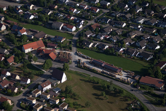 Vue aérienne de Albi GmbH à le quartier Bühlenhausen in Berghülen dans le département Bade-Wurtemberg, Allemagne