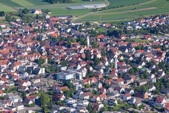 Photographie aérienne de Laichingen dans le département Bade-Wurtemberg, Allemagne