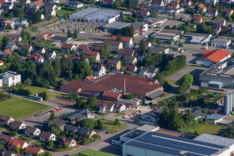 Vue aérienne de TTC Herrmann à Laichingen dans le département Bade-Wurtemberg, Allemagne