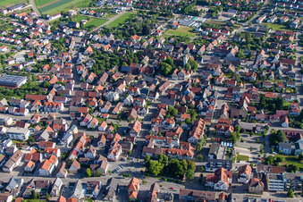 Laichingen dans le département Bade-Wurtemberg, Allemagne vue d'en haut