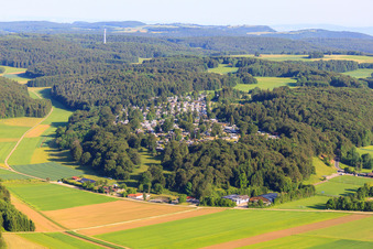 Vue aérienne de Alb-Camping - Litz & Weller à Westerheim dans le département Bade-Wurtemberg, Allemagne