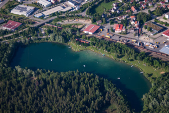 Vue aérienne de Ummendorf dans le département Bade-Wurtemberg, Allemagne