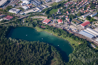 Vue aérienne de Ummendorf dans le département Bade-Wurtemberg, Allemagne
