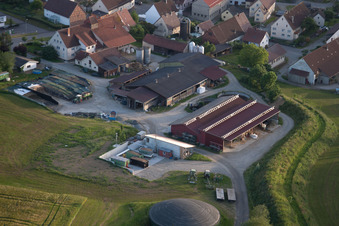 Vue aérienne de Tiefenbach dans le département Bade-Wurtemberg, Allemagne