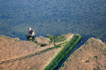 Vue aérienne de Quartier de Kappel à Alleshausen à Bad Buchau dans le département Bade-Wurtemberg, Allemagne